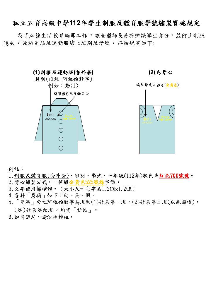 112服儀
