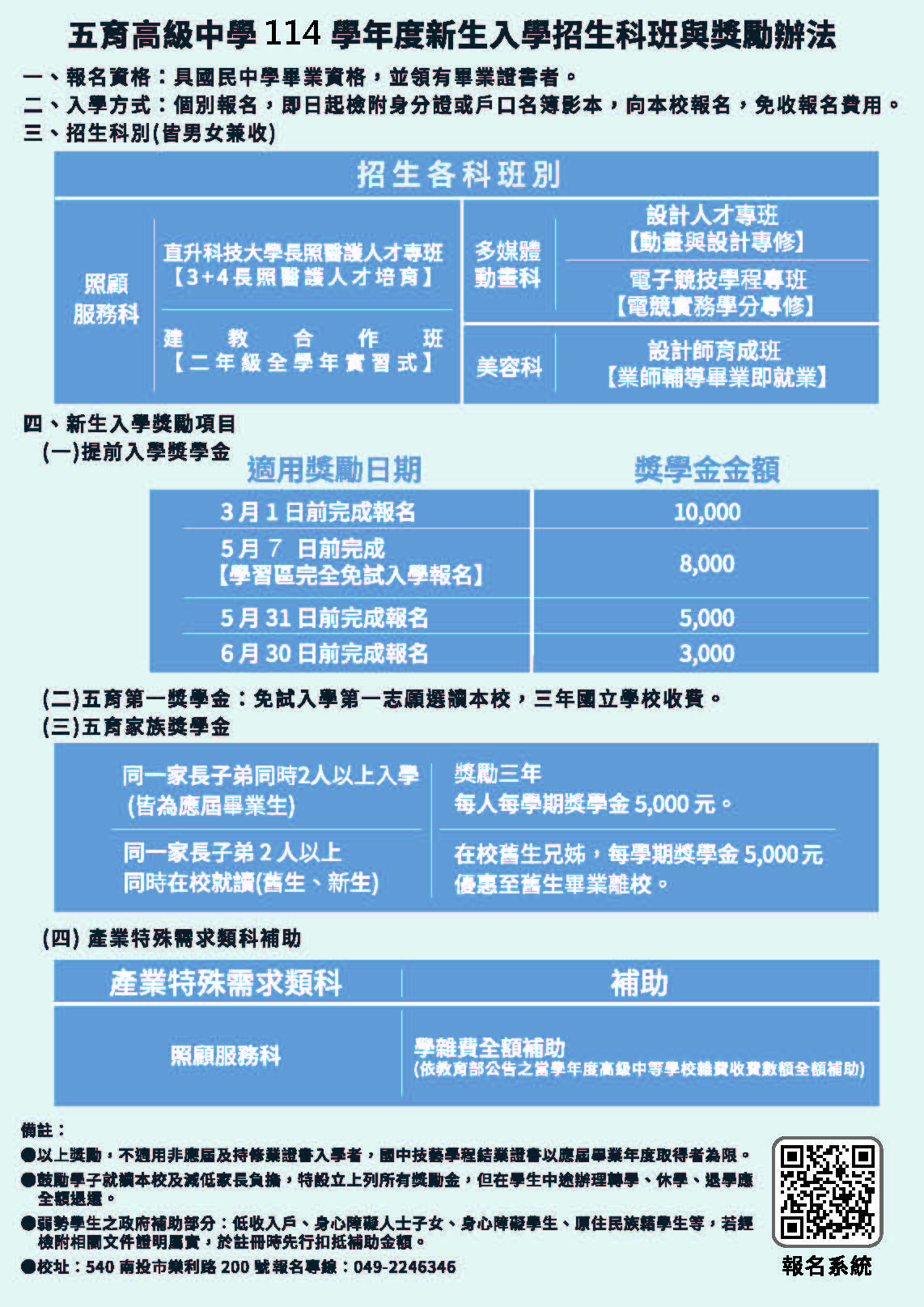 招生獎勵