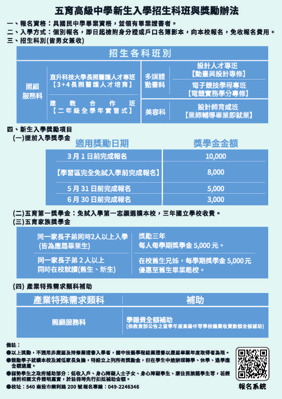 入學獎勵